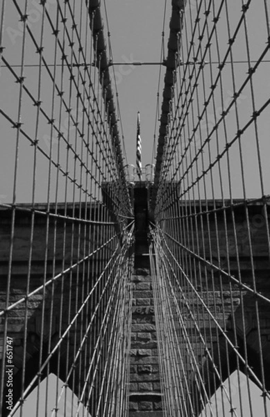 Fototapeta old brooklyn bridge