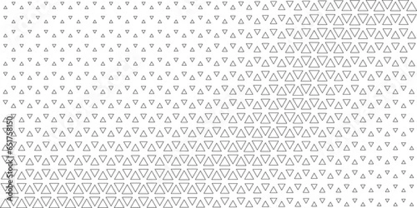 Fototapeta Triangle Vector Abstract Geometric Background. Halftone Triangular Pattern