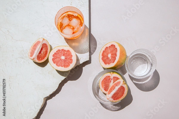 Obraz grapefruit cocktail