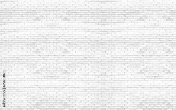 Fototapeta Abstract Black and White Structural Brick Wall. Solid Surface. Vector Illustration