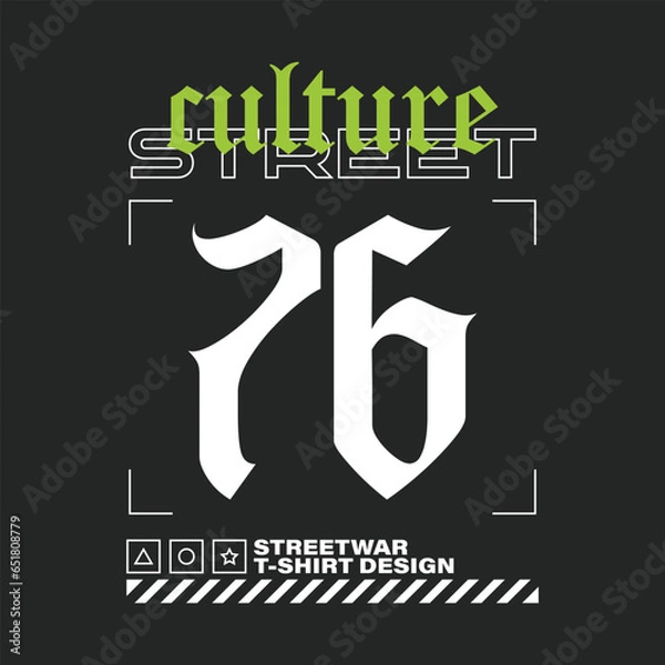 Fototapeta street culture t-shirt design templates and other printing uses