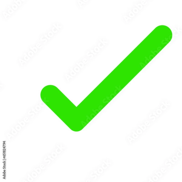 Fototapeta Check Mark Button icon vector