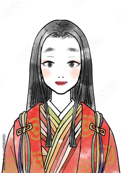 Obraz 平安時代の女性貴族