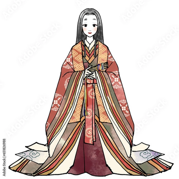 Obraz 平安時代の女性貴族