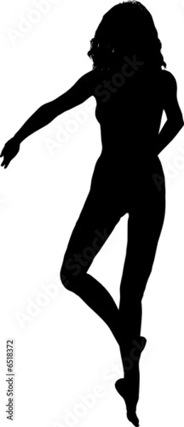 Fototapeta image 44 pose pirouette silhouette main cam