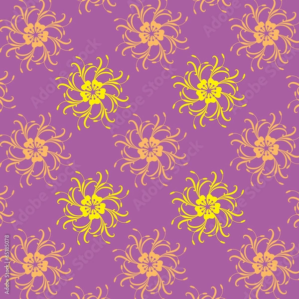 Fototapeta Pattern flower vector 0082