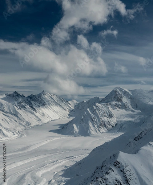 Obraz Glacier and mountain landscape
