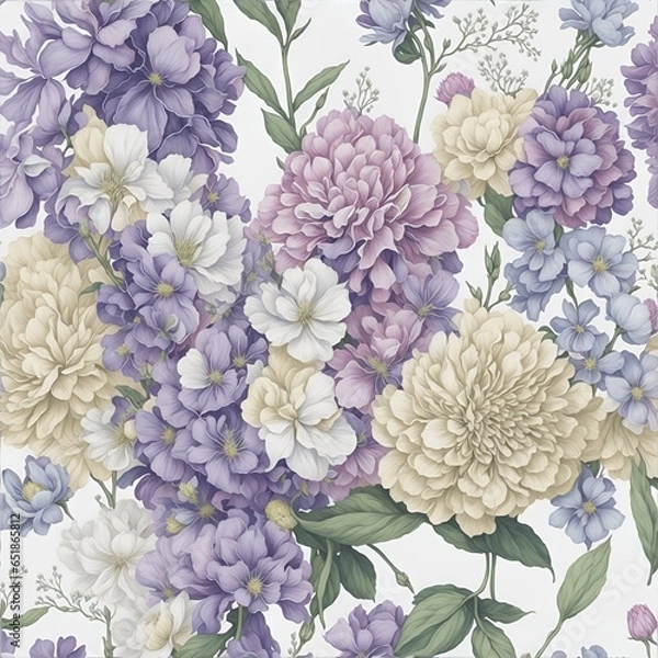 Fototapeta beautiful and delicate pattern of flower.