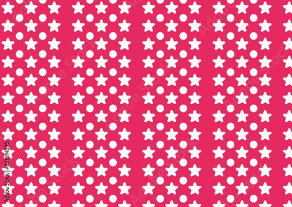 Obraz ドットと星5