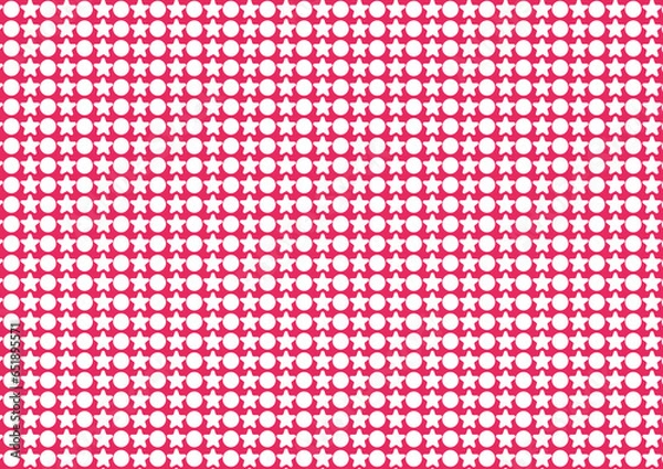 Obraz ドットと星6