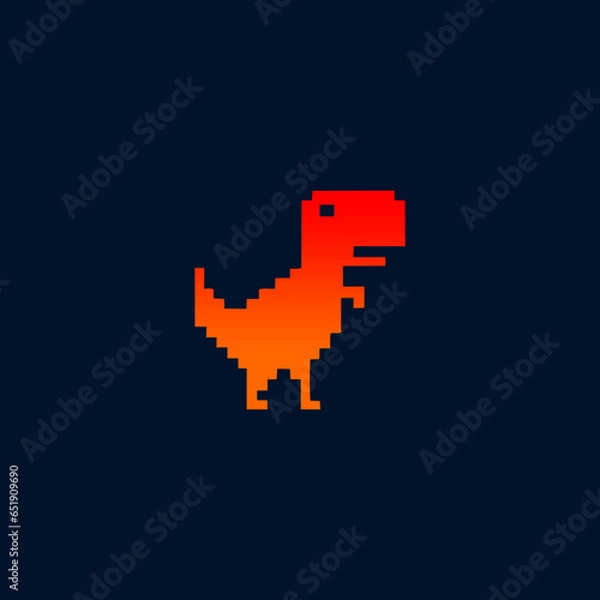 Obraz dinosaur logo design