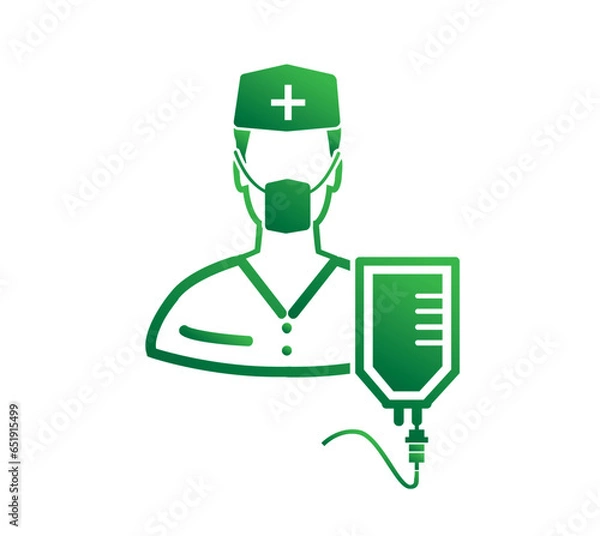 Obraz Doctor Icon Vector Concept Design