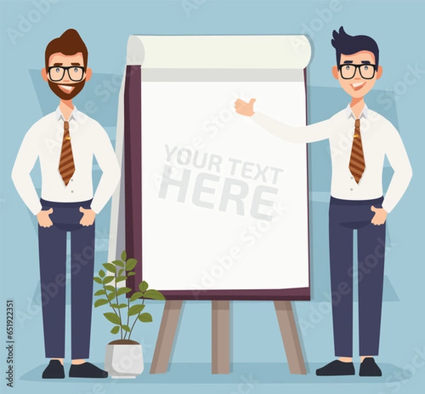 Obraz Businessman Vector Concept Design