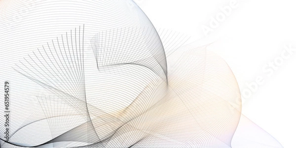 Fototapeta verlauf linien bewegung hintergrund weiß modulation banner