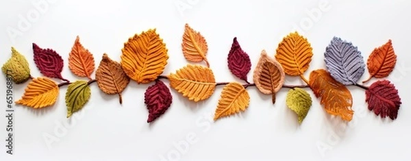 Obraz Fall garland made of felt