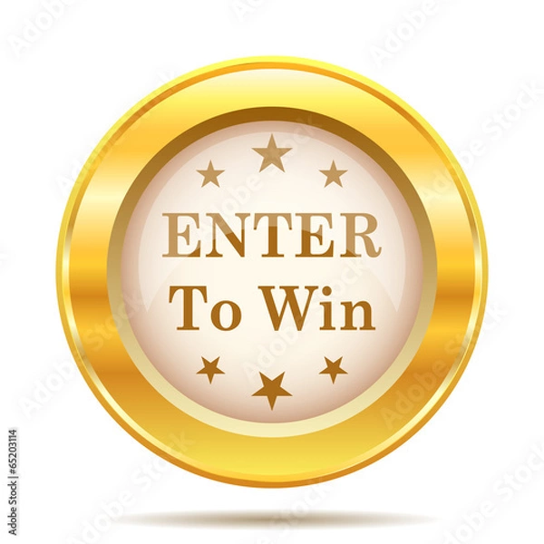Obraz Enter to win icon