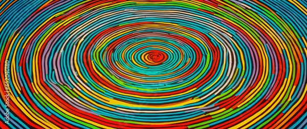 Fototapeta abstract background with circles