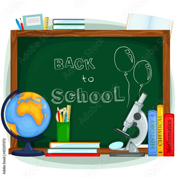 Fototapeta back to school