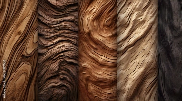 Fototapeta wood texture background photo generated by Ai