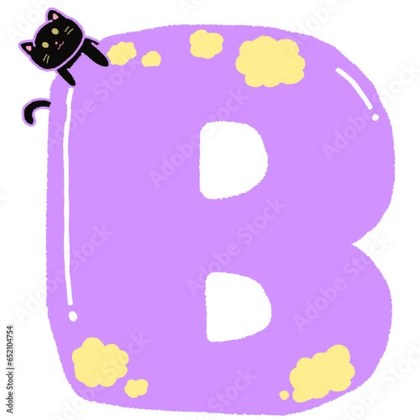 Obraz alphabet letter B