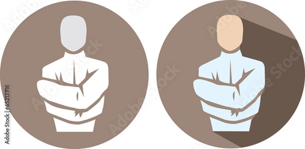 Obraz Ikona kurtki prosto