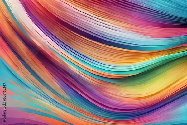 Fototapeta  Abstract colorful wave background.