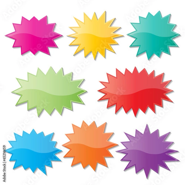 Obraz starburst dymki