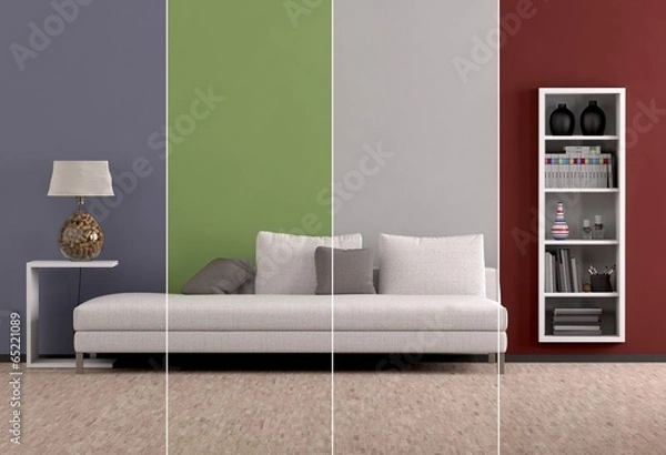 Fototapeta Farben im Wohnraum