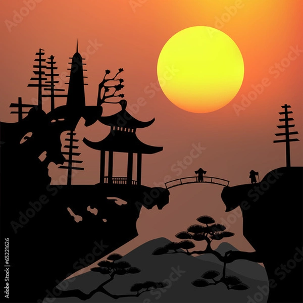 Fototapeta Asian landscape3