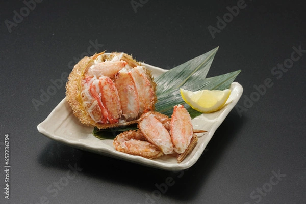 Fototapeta 毛ガニ甲羅盛付け