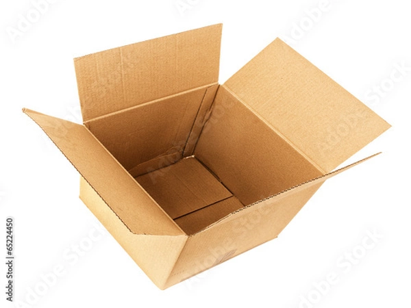 Fototapeta leerer karton