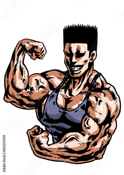 Fototapeta ムキムキマッチョ