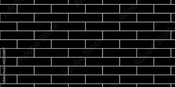 Fototapeta Black brick wall background. Brick wall background. Black or dark gray pattern grainy concrete wall stone texture background.	