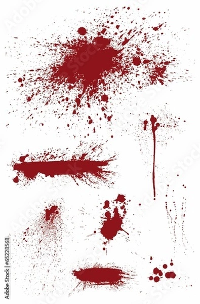 Fototapeta Zestaw krwi