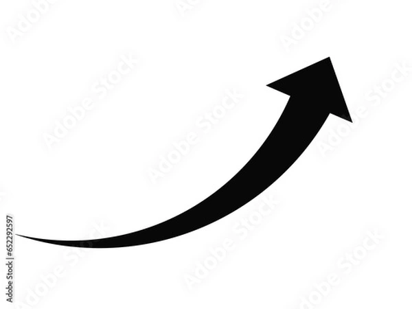 Obraz Pointer click icon. Website arrow or hand cursor tool, computer interface button. Vector isolated symbol.