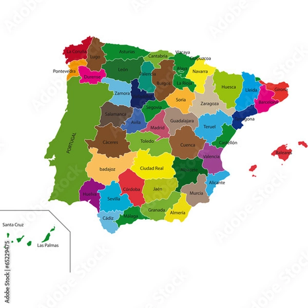 Obraz spagna e portogallo