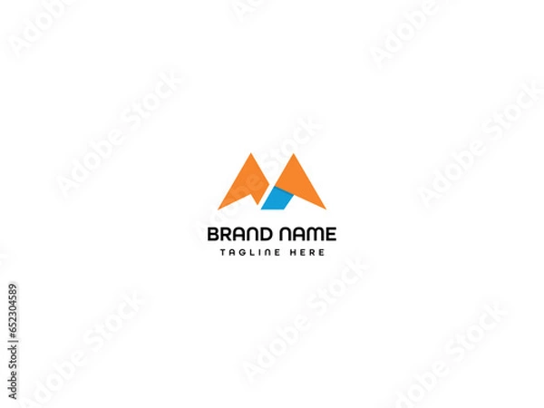 Obraz M letter logo monogram