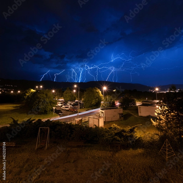 Fototapeta stormy sky