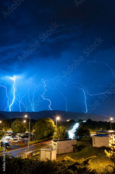 Fototapeta stormy sky