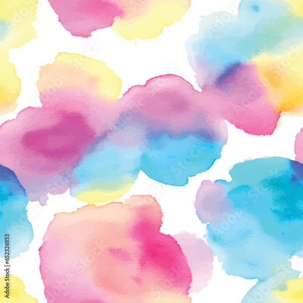 Fototapeta watercolor seamless pattern design 