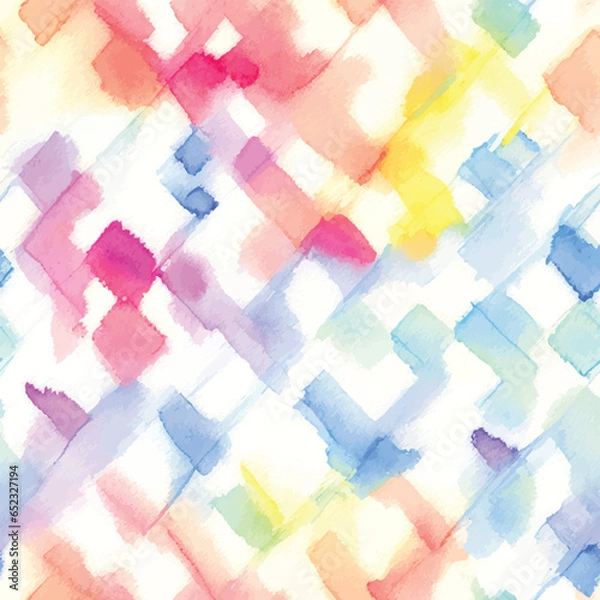 Fototapeta watercolor seamless pattern design 