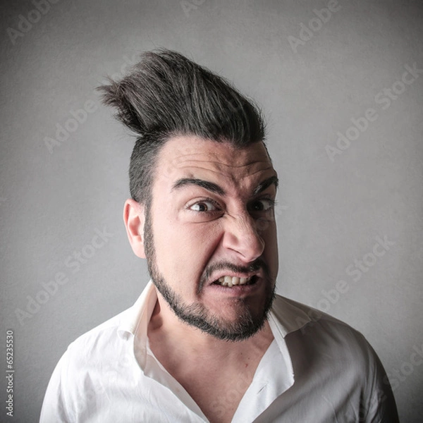 Fototapeta disgusted