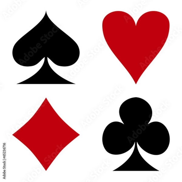 Obraz Card Suit Symbols