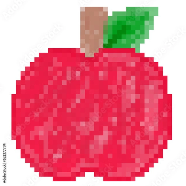 Obraz apple pixel heart