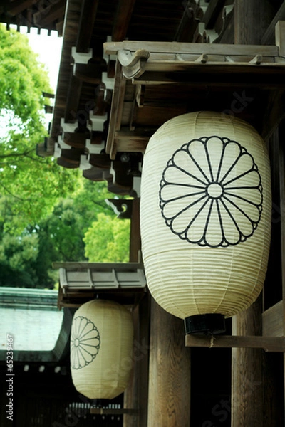 Obraz 明治神宮の灯篭