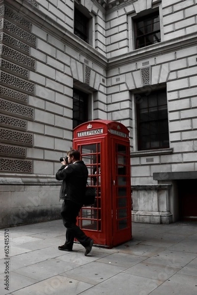 Fototapeta Red phone box