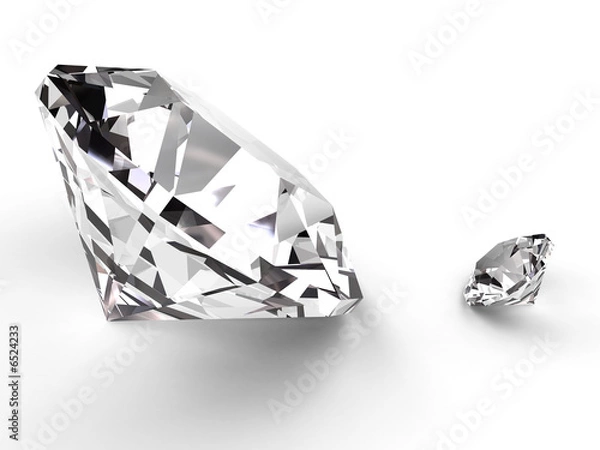 Obraz Duży i mały diament