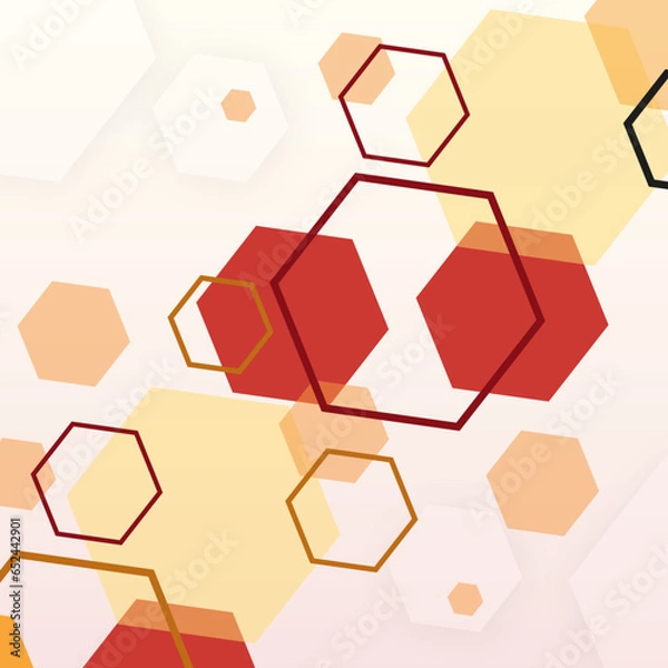 Fototapeta Hexagon Fall