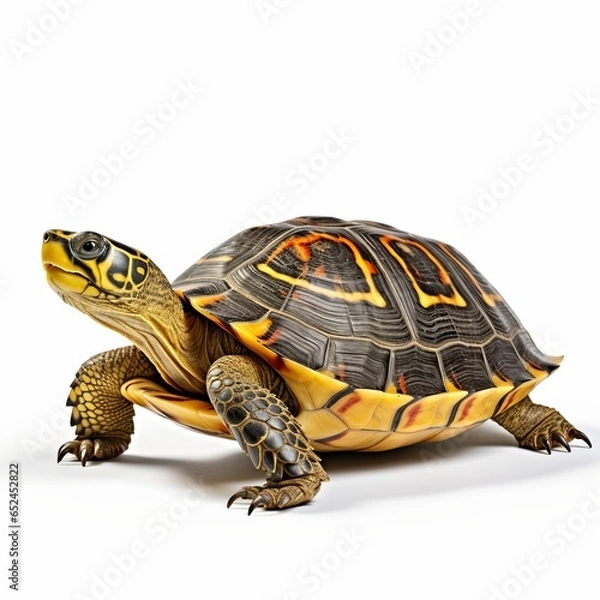 Fototapeta turtle on a white background isolated.