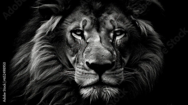 Obraz Lion head portrait